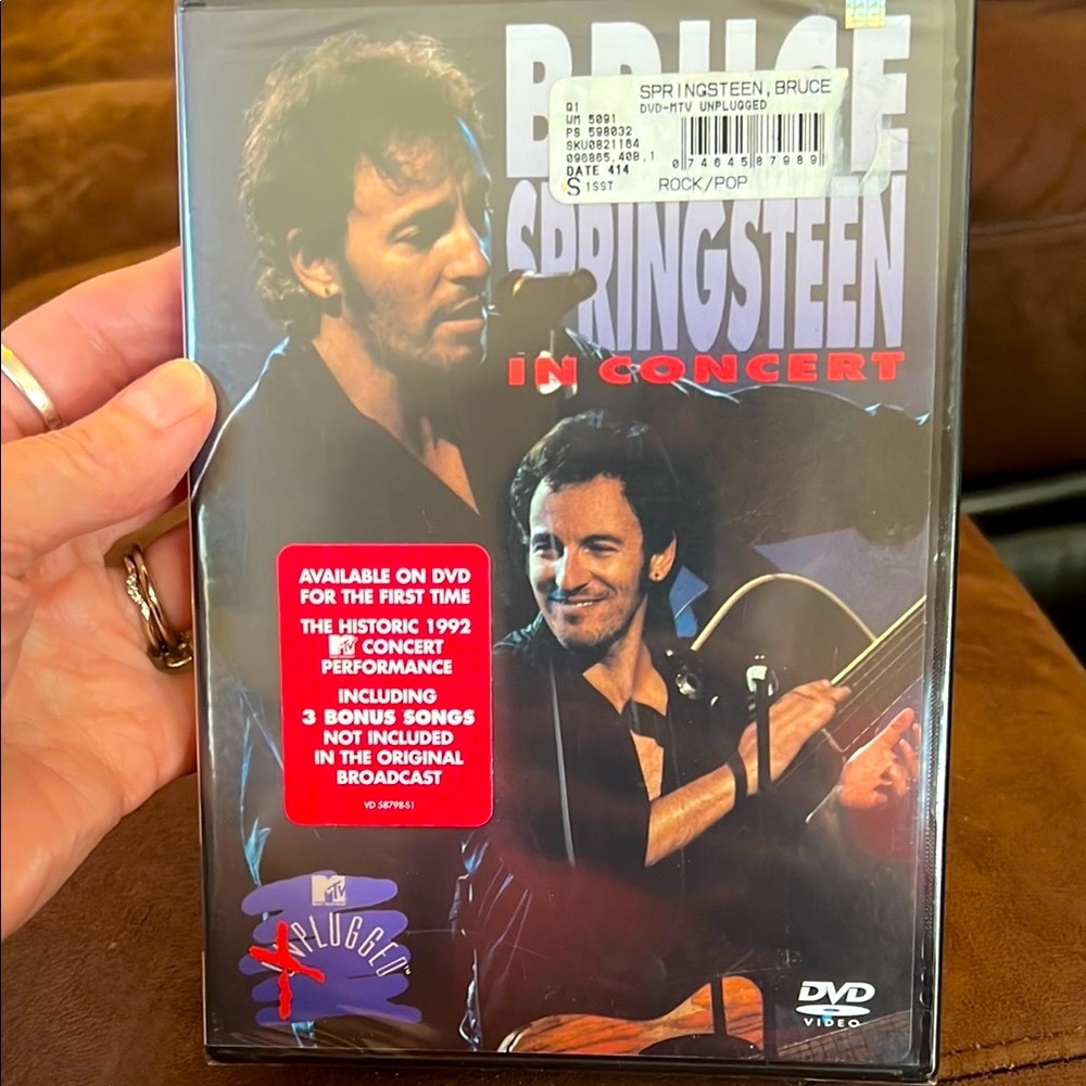 NWT- Bruce Springsteen In Concert Unplugged 1992 MTV DVD-EUC